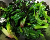焼き海苔とほうれん草の和え物作り方5写真