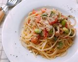 簡単★ツナとトマトの和えるだけパスタ作り方5写真