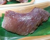 マグロほほ肉のわさび醤油ソテー。作り方1写真
