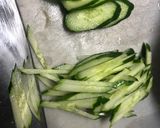 砂肝ときゅうりの冷菜作り方4写真