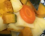レトルト●塩ゆで温野菜たっぷりのカレー作り方1写真