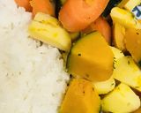 レトルト●塩ゆで温野菜たっぷりのカレー作り方2写真
