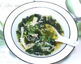榎茸とワカメのヘルシースープ作り方3写真