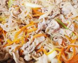 おかずにお弁当に♡豚肉と野菜のすき焼き煮作り方4写真