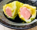レンジで簡単☆お弁当用ロールキャベツ作り方5写真