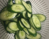 きゅうりとミョウガのピリ辛漬け作り方1写真