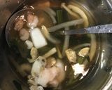 水餃子入り海鮮中華スープ作り方3写真