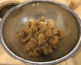 砂肝とこんにゃくのにんにく炒め作り方2写真
