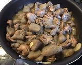 砂肝とこんにゃくのにんにく炒め作り方6写真