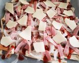 パン耳で簡単！ピザのグリル焼き♪作り方5写真