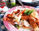 パン耳で簡単！ピザのグリル焼き♪作り方8写真