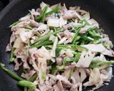 採れたてタケノコの青椒肉絲丼作り方5写真