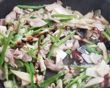 採れたてタケノコの青椒肉絲丼作り方6写真
