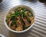採れたてタケノコの青椒肉絲丼作り方8写真