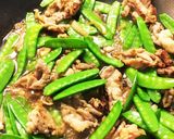 豚肉とシャキシャキ絹さや、ふんわり卵炒め作り方6写真