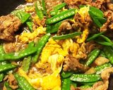 豚肉とシャキシャキ絹さや、ふんわり卵炒め作り方7写真