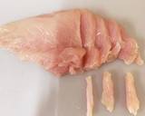 ピーマンと鶏胸肉の細切りにんにく炒め作り方1写真