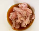 ピーマンと鶏胸肉の細切りにんにく炒め作り方2写真