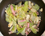 きのことレタスの炒め物作り方4写真
