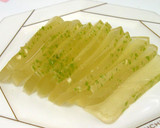 レンジ蒸し鶏と柚子胡椒ゼリーのサラダ作り方5写真