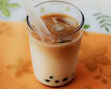 タピオカ抹茶ミルクティー（黒糖使用）作り方11写真