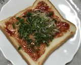 簡単ブロッコリースプラウトチーズトースト作り方1写真