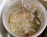 玄米(金のいぶき)の電子レンジ圧力鍋炊飯作り方1写真