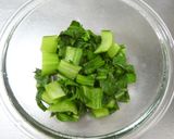 レンジ☆青梗菜とカニカマの胡麻マヨサラダ作り方2写真