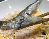鯉のぼりのメタファーとしてのししゃも作り方21写真