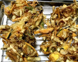 たけのこと残り野菜のかき揚げ丼作り方8写真