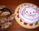 シュガーバニーズ☆４歳のお誕生日ケーキ作り方1写真