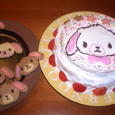 シュガーバニーズ☆4歳のお誕生日ケーキ by なおぴぃ 【クックパッド