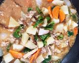 じゃがいもとひき肉のごま辛味噌炒め作り方10写真