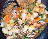 じゃがいもとひき肉のごま辛味噌炒め作り方11写真