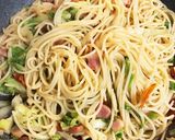 セミドライトマトと春キャベツのパスタ作り方6写真