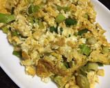 農家の食卓〜若にんにくの茎炒め卵とじ〜作り方5写真