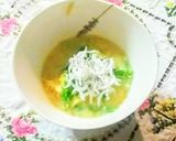 絹さやのふわとろ卵とじ作り方8写真