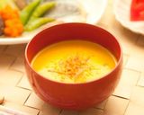 かぼちゃと豆乳で⁂和風だしのスープ作り方4写真