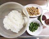 健活❀しそ香る焼き梅干しと胡桃のおにぎり作り方3写真