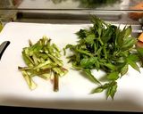 うどの茎できんぴら&ウドの葉で胡麻和え作り方3写真