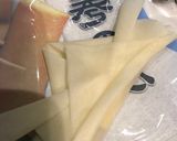 チーズ春巻き 兜 折り紙風 こどもの日作り方6写真