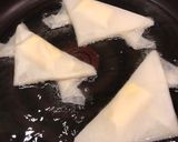 チーズ春巻き 兜 折り紙風 こどもの日作り方11写真