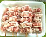 BBQに♪豚バラ串焼き作り方3写真