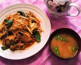 豚肉とモヤシとピーマンのピリ辛炒め作り方3写真