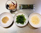 ☆ひとりめし たぬきなシーチキンマヨ丼作り方1写真