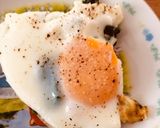 ほうれん草の目玉焼き作り方5写真