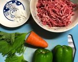 お弁当の一品^_^ピーマンの肉詰め作り方1写真