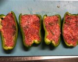 お弁当の一品^_^ピーマンの肉詰め作り方6写真