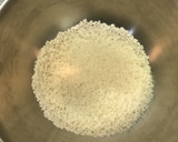 土鍋炊き麦飯と出汁とろろと山葵作り方4写真