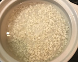 土鍋炊き麦飯と出汁とろろと山葵作り方8写真